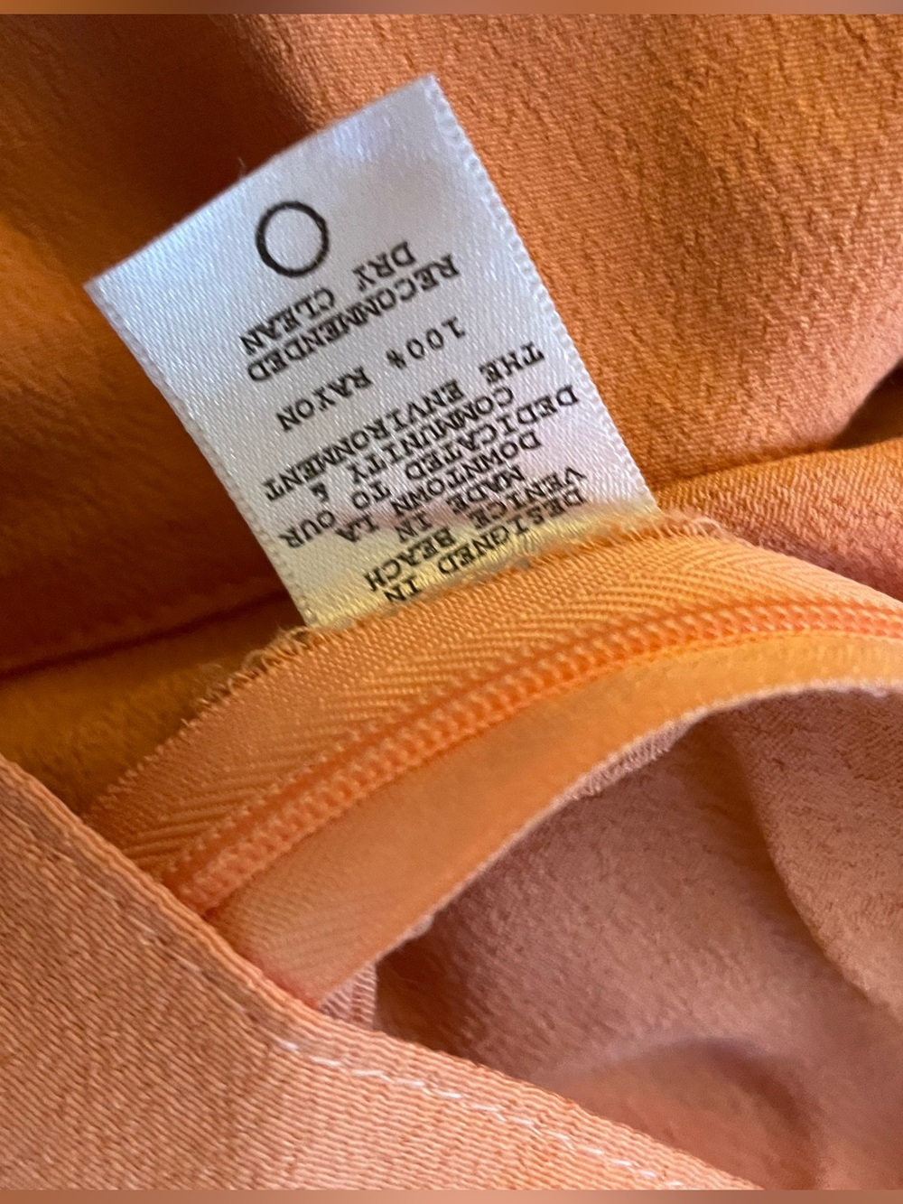 Flynn Skye Peach Wide-Leg Jumpsuit with Tie Waist - Picture 10 of 10
